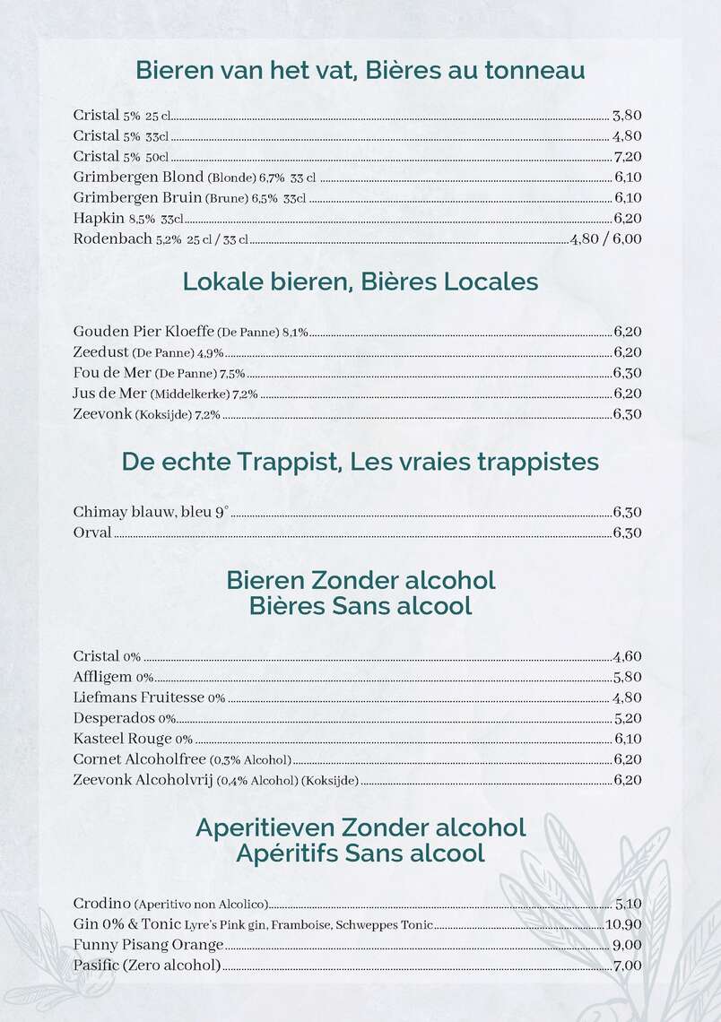 menu-ColosseoA5 (gesleept) -  - Menu